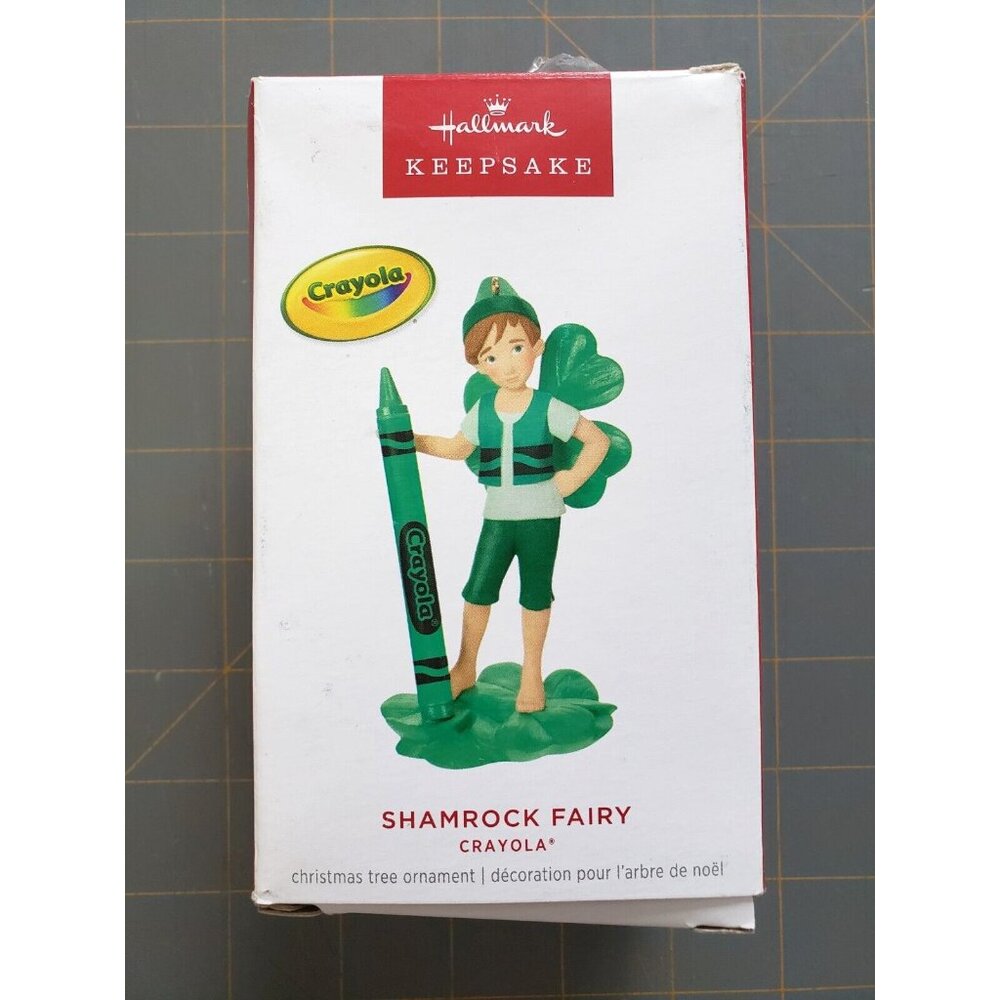 Hallmark Keepsake Ornament Shamrock Fairy Crayola 2024 Kristina Gaughran